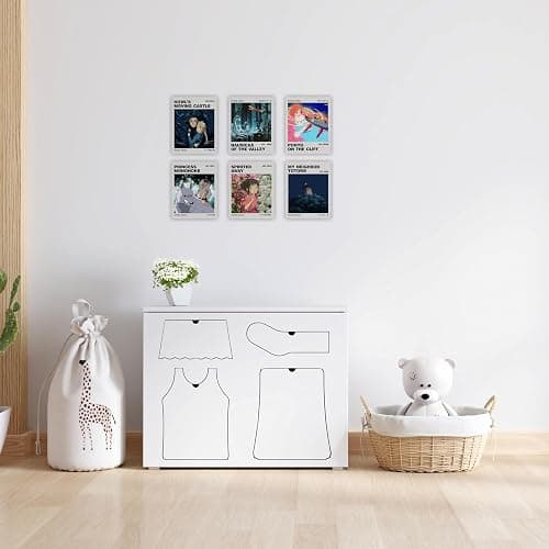 Ouroboros Art & Design - Studio Ghibli Anime Posters - Hayao Miyazaki - Wall Decoration - Pack of 6-300 GSM Paper - 8x10 inch (Unframed) thumbnail 4