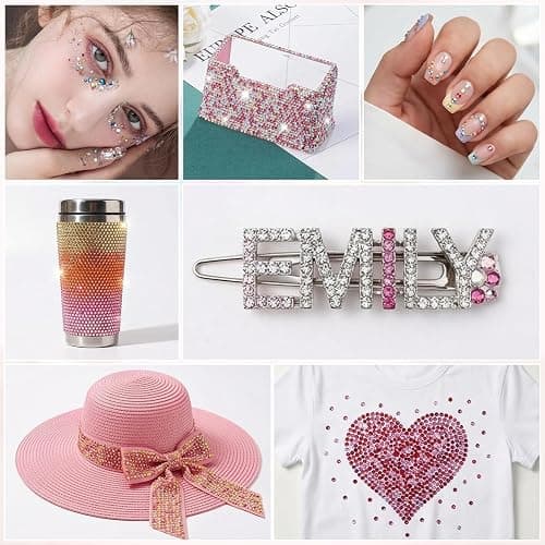 30000Pcs Bedazzling Kit, 28color Resin Jelly Rhinestones Gems Set for Bedazzling, 3mm Multi Color Flatback Rhinestones for Crafting Nail Diamond Art Cloth Shoes thumbnail 8