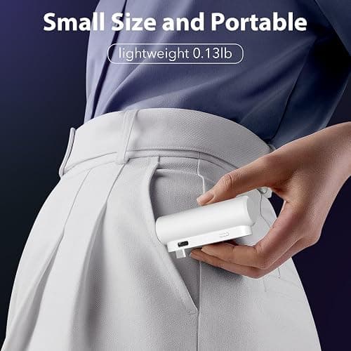 YRXVW Battery Pack Compatible with Meta Quest 3S/Oculus Quest 2 Accessories, Portable Fast Charger Vr Battery Pack, Light Weight Rechargeable 3400mah Power Bank for Extended 2-3h Gametime thumbnail 4