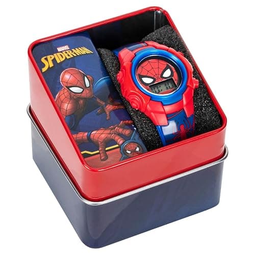 Marvel Spider-Man Kids Watches – Digital Display, Interactive Features, Adjustable Strap, Vibrant Spider-Man Graphics, Durable for Active Kids thumbnail 6