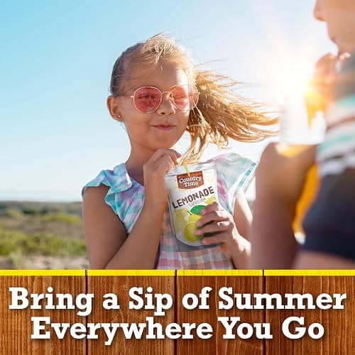COUNTRY TIME Lemonade Ready to Drink Flavored Drink Pouches, 40 ct Pack, 4 Boxes of 10 Drink Pouches thumbnail 6
