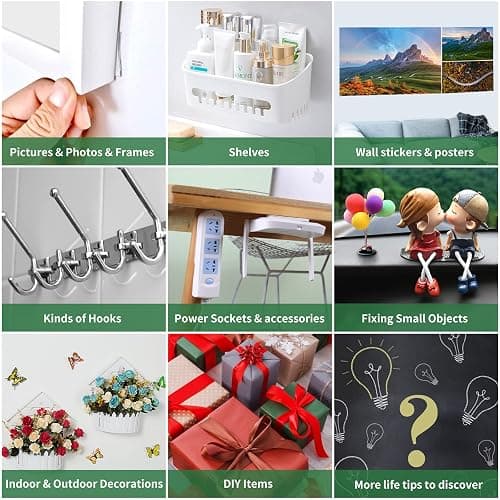 EZlifego Double Sided Tape Heavy Duty(Extra Large 16.5FT), Nano Adhesive Mounting Tape Wall Decor,Sticky Picture Hanging Adhesive Strips Poster Tape thumbnail 4