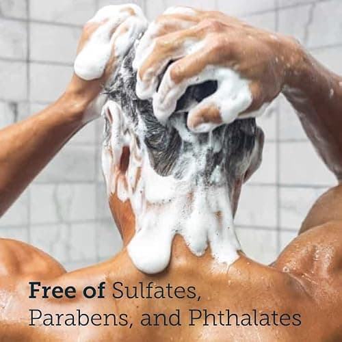 Oars + Alps Men's Sulfate Free Hair Shampoo and Conditioner Set for Men & Women, Infused with Kelp & Algae Extracts, Nourishing & Moisturizing, Paraben Free, Fresh Ocean Splash Scent, 2pk, 13.5oz thumbnail 7