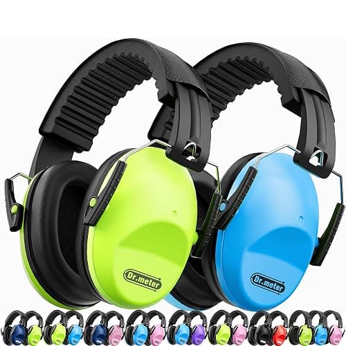 Dr.meter Noise Cancelling Headphones For Kids 2PACK, 27.4SNR Kids Ear Protection Ear Muffs for Toddler Hearing Protection, Noise Reduction Earmuffs for Monster Jam, Autism Sensory, Focus, Fireworks - Image 1