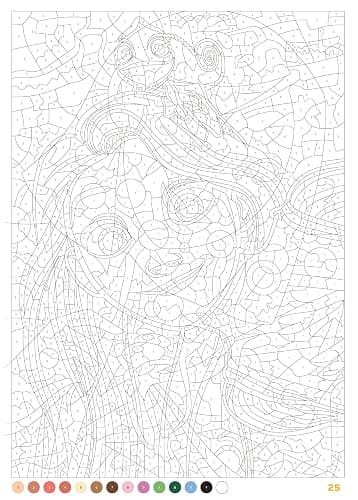 Coloriages mystères Disney - Portraits (trompe l'oeil) thumbnail 4