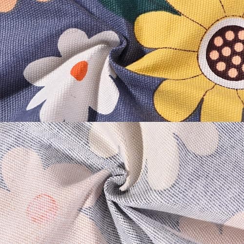 ARBINSON 2 Pack Floral Apron for Women with Pockets, Adjustable Cotton Chef Aprons for Kitchen, Cooking, BBQ & Grill thumbnail 6