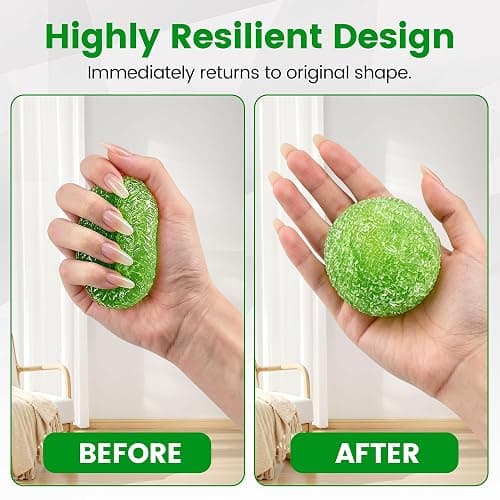 Crunchy Squishy Stress Ball, Ice Fidget Sensory Squeeze Squishies, Red | Ice Skin, Non-Sticky, Slow Rising for Stress Relief thumbnail 6