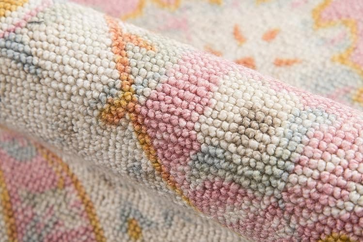 Momeni Anatolia Area Rug, 7'9" X 9'10", Pink thumbnail 6