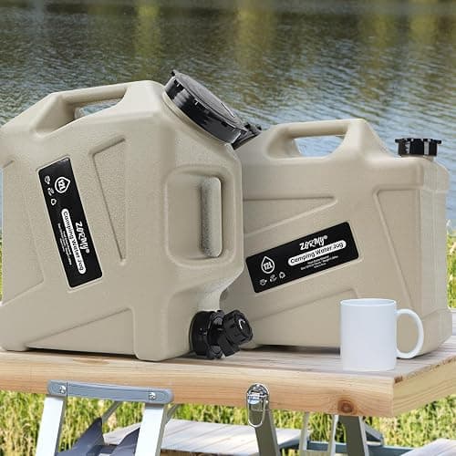 ZORMY 3.2 Gallon Camping Water Container with Faucet, Camping Water Jug, Portable Water Storage Container, BPA Free, Large Emergency Water Storage for Camping, Vehicle, Car thumbnail 2