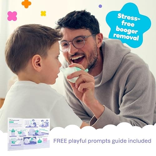 Playhouse MD Booger Buddy Baby & Kids Nasal Aspirator with LED - Narwhal thumbnail 8