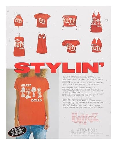 Bratz Stylin' Jade Fashion Doll with Customizable T-Shirt for You and Accessories thumbnail 11