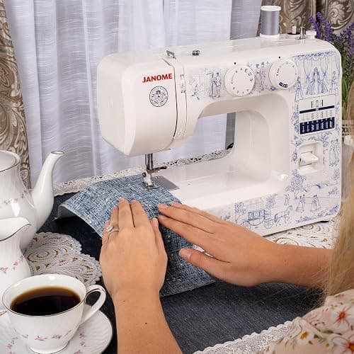 Janome Toile Romance Easy-to-Use 15-Stitch Sewing Machine Officially Licensed Bridgerton Collection thumbnail 2