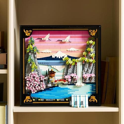 Lego 31218 Lego Art Japanese Scenery Toy Birthday Present Block Men Women Painting Art Interior Stylish thumbnail 6