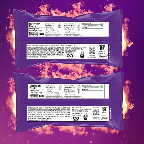 Takis Mini 25PK Bite Size Variety Pack, Assorted Flavored Mixed Rolled Tortilla Chips – (15) Fuego Mini (10) Nitro Mini thumbnail 7