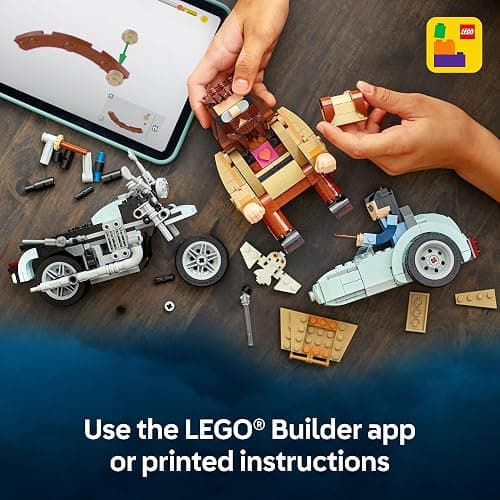 LEGO Harry Potter Hagrid & Harry's Motorcycle Ride Building Toy - Kids Motorcycle Toy for Boys and Girls, Harry Potter Fans, Ages 9+ - Gift Idea for Birthdays - 76443 thumbnail 6