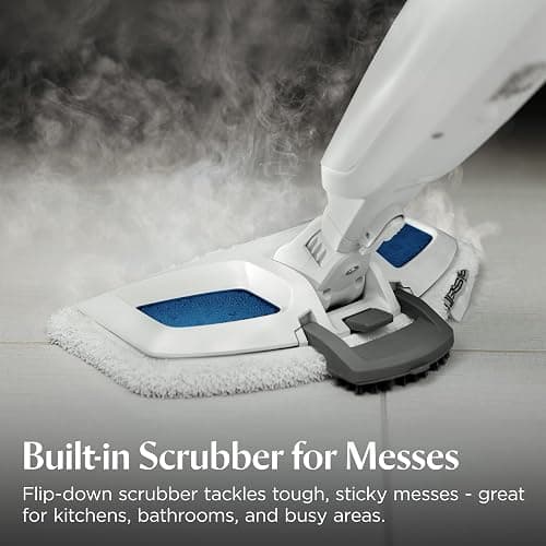Bissell Power Fresh Steam Mop with Natural Sanitization, Floor Steamer, Tile Cleaner, and Hard Wood Floor Cleaner with Flip-Down Easy Scrubber, 1940A thumbnail 3