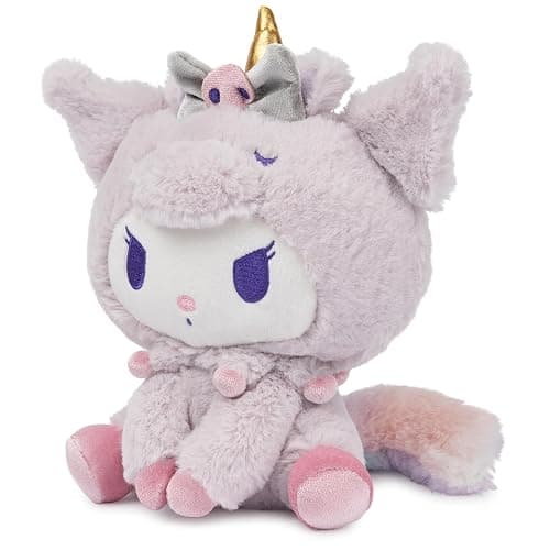 GUND Sanrio Kuromi Unicorn Plush Toy, Premium Stuffed Animal for Ages 1 and Up, Purple, 6” thumbnail 6