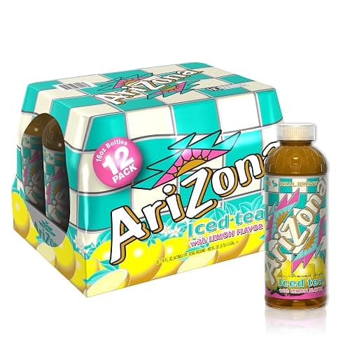 AriZona Lemon Tea - 16 Fl Oz (Pack of 12) - Image 1