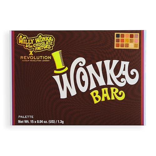 Makeup Revolution X Willy Wonka, Golden Ticket Palette, 15 Eyeshadow Shades Included, Matte & Shimmer Finishes, 15 x 0.04oz thumbnail 6
