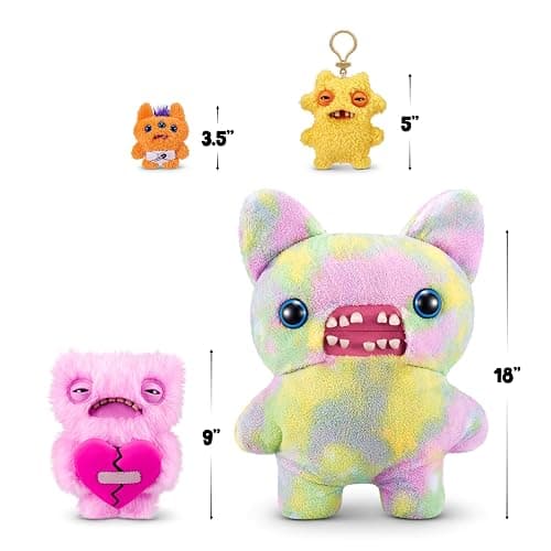 Fuggler Love Fugg by ZURU Funny Ugly Monster, Plush, Collectible, Toy (Love Fugg - Refres-Pink) thumbnail 3