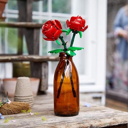 LEGO Roses - Building Toy for Kids, Girls & Boys, Ages 8+ - Artificial, Fake Roses for Home Decor & Display - Gift Idea for Plant & Flower Lovers - 40460 thumbnail 2
