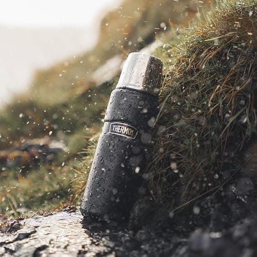 Thermos Stainless King 470ml Multi- Purpose Thermos Flask - Original-Style Flask can be Used as Travel Mug or Insulated Water Bottle for Daily Commute & Weekend Adventures – Duck Egg thumbnail 2