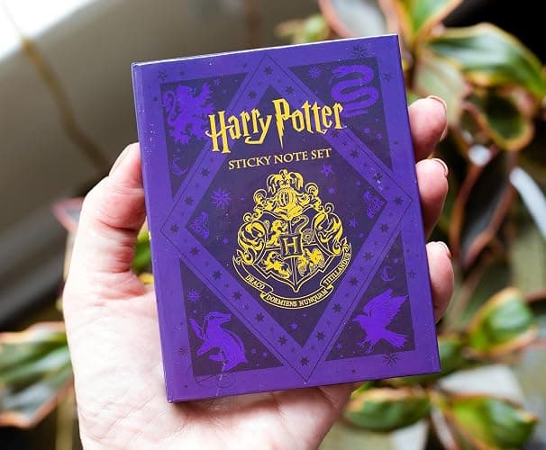 Harry Potter Hogwarts Sticky Note and Sticky Tab Box Set | Work Memo Notepad Stationery Paper, Home School Supplies for College Business | Wizarding World Gifts and Collectibles thumbnail 3