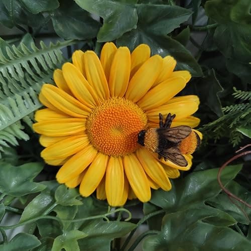Vivid Arts - Marguerite jaune à suspendre avec abeille – Décoration de jardin à l'intérieur ou à l'extérieur thumbnail 7