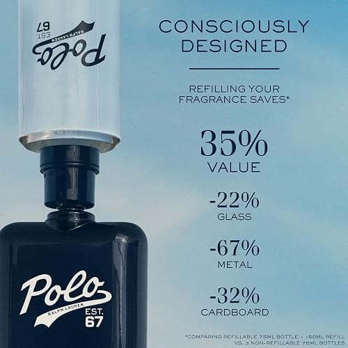 RALPH LAUREN FRAGRANCES - Polo 67 - Eau de Toilette - Cologne for Men - Woody & Solar Scent - With Pineapple, Bergamot, & Vetiver thumbnail 8