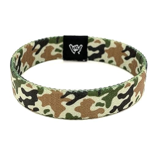Hang Loose Bands - Coastal Bracelet for Men, Women & Teens - Comfy Tribal Print and Boho - Coastal Style Reversible Wristband thumbnail 2
