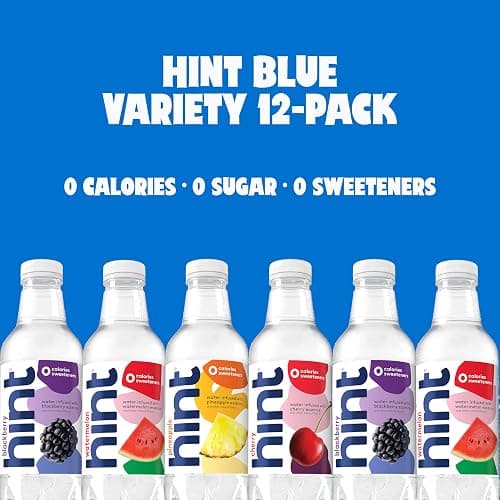 Hint Infused Bottled, Best Sellers Variety Pack - Sugar Free Flavored with Zero Calories, Natural Essences, and No Artificial Sweeteners - 16 Fl Oz (Pack of 12) thumbnail 5