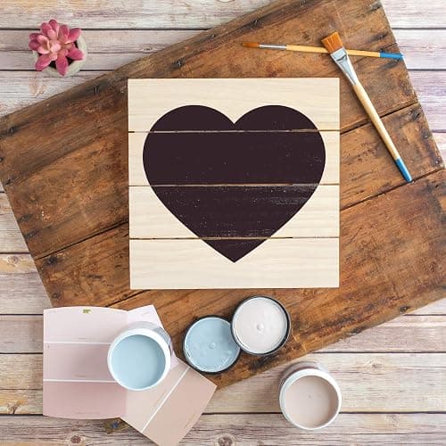 Valentine's Heart Stencil - Love Heart Art Shape thumbnail 3