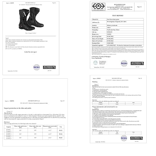 Inflori Genuine Leather Motorcycle Boots Waterproof Motorbike Shoes Armoured Boot Protection Anti Slip Racing Sports thumbnail 6
