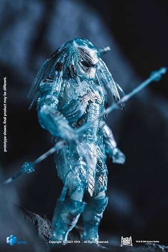 Hiya Toys Exquisite Mini Series 1/18 Scale 5 Inch AVP Active Camouflage Scar Action Figure thumbnail 2