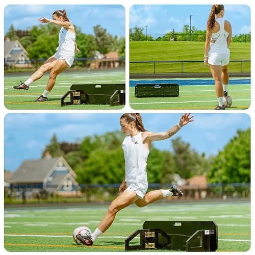 Norge Eik SteelRebound: Stainless Steel Soccer Rebounder with HDPE Board - Enhanced Rebound Performance, Stability, and Durability - Soccer Training Equipment thumbnail 5