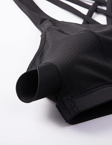 CRZ YOGA Strappy V Neck Sports Bras for Women - Criss Cross Back Wireless Padded Workout Yoga Bra thumbnail 6