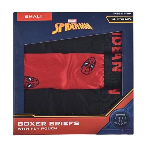 Spiderman mens 3-pack Comfort Boxer Brief thumbnail 2