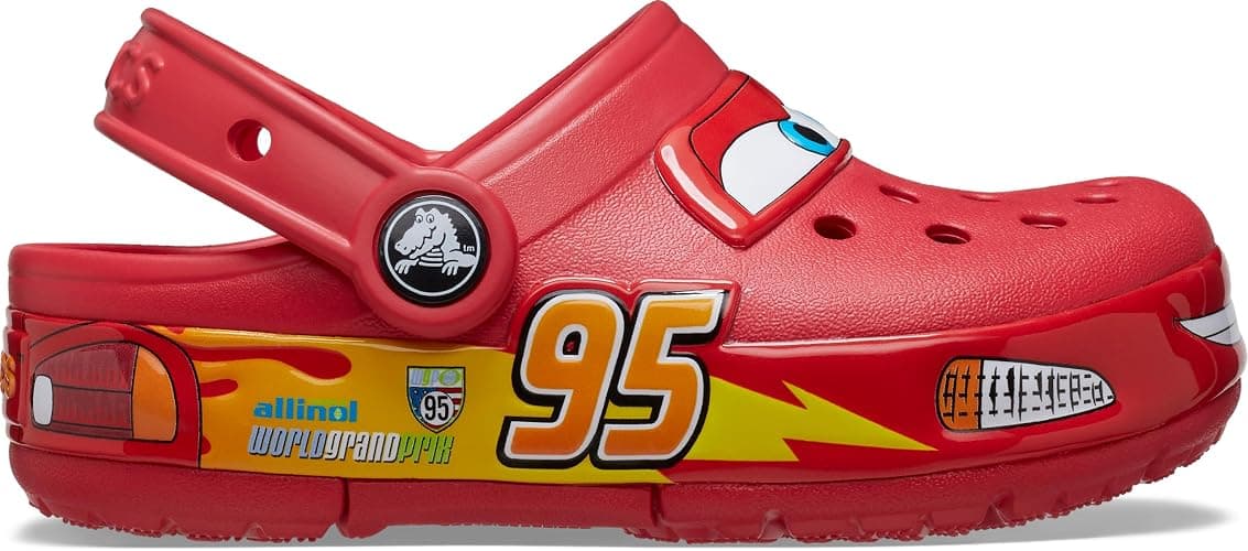 Crocs Unisex-Child Crocband Cars Lightning McQueen Clogs, Light Up Shoes thumbnail 5
