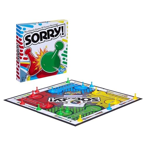 Sorry! Board Game for Kids Ages 6 and Up; Classic Hasbro Board Game; Each Player Gets 4 Pawns; Family Game thumbnail 4