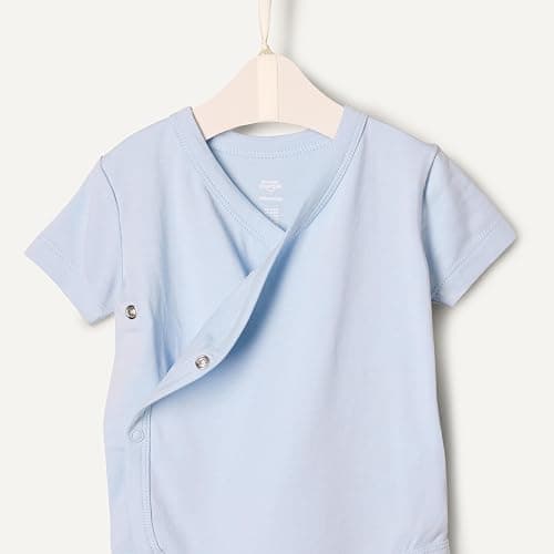 Amazon Essentials x Sofia Grainge Unisex Babies' Side Snap Short Sleeve Bodysuit thumbnail 4