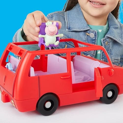 PEPPA PIG Peppa's Big Family Car with 2 Figures (Fits 5), Toy Car Playset for Girls and Boys 3 and Up thumbnail 5