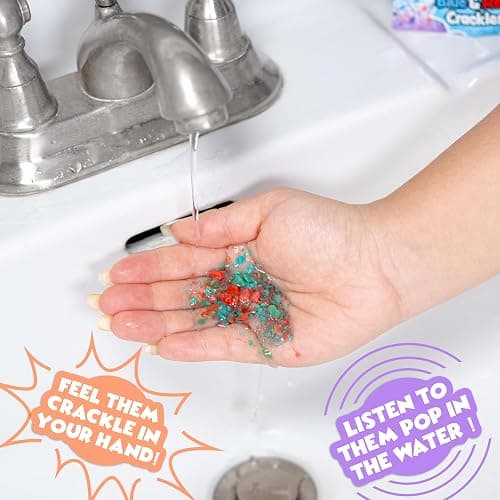 Tub Works® Bath Crackles Bath Toy, Variety 12 Pack | Nontoxic & Fragrance-Free | Makes Bath Water Crackle & Pop for a Unique Kids Bath | Swirl Water for Fizzy Fun | Sensory Kids & Toddler Bath Toys thumbnail 6
