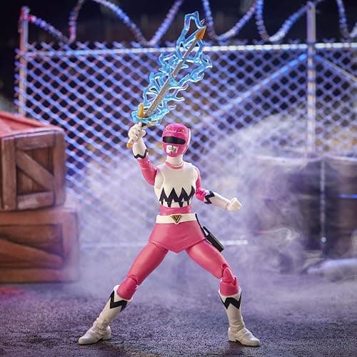 Power Rangers Lightning Collection Lost Galaxy Pink Ranger 6-Inch Premium Collectible Action Figure Toy with Accessories, Kids Ages 4 and Up thumbnail 7