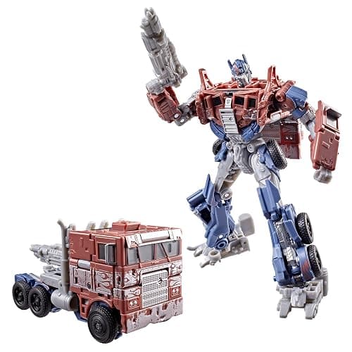 Transformers Studio Series Optimus Prime, Age of Extinction Voyager Class 6.75-Inch Converting Action Figure, Robot Toys for 8+ - Image 1