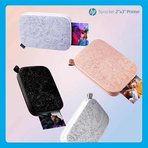 HP Sprocket Portable 2x3 Instant Color Photo Printer (Lilac) Starter Bundle thumbnail 9