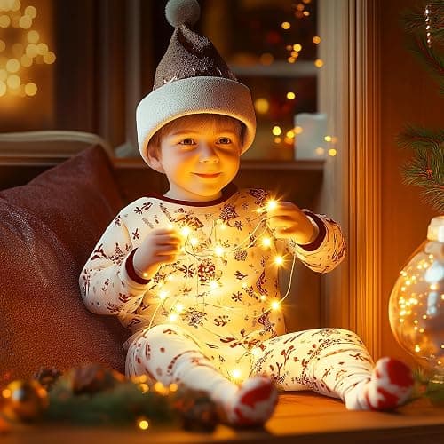 Minetom Fairy Lights Plug in, 33Ft 100 LEDs Waterproof Silver Wire Firefly Lights, Adaptor Included, Starry String Lights for Wedding Indoor Outdoor Christmas Patio Garden Decoration, Warm White thumbnail 7