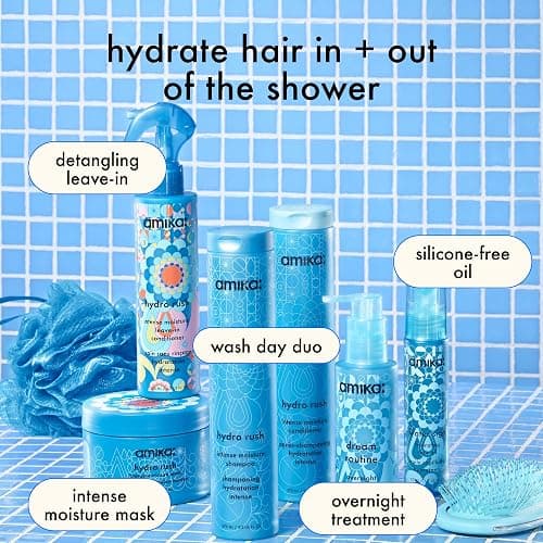 amika Hydro Rush Intense Moisture Leave-In Conditioner with Hyaluronic Acid thumbnail 8