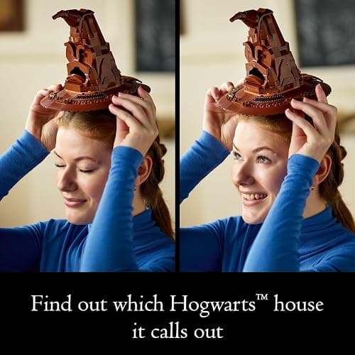 LEGO Harry Potter Talking Sorting Hat W/ 31 Voices - Harry Potter Building Set - Gift Idea for Adults, Women & Men, 18+ - 76429 thumbnail 4