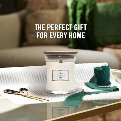 WoodWick Scented Candle with Crackling Wick | Vanilla Mini Hourglass Candle | Up to 20 Hours of Battery Life | Perfect Gifts For Women thumbnail 6