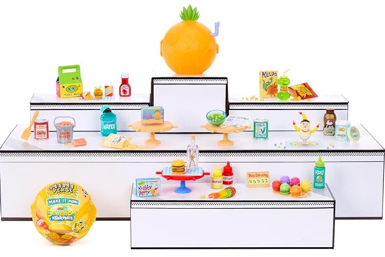 MGA's Miniverse Make It Mini Spongebob Squarepants, Mini Collectibles - Blind Pack, DIY, Resin, Replica Food, Not Edible, Collectors, Novelty, Gift, 8+ thumbnail 5